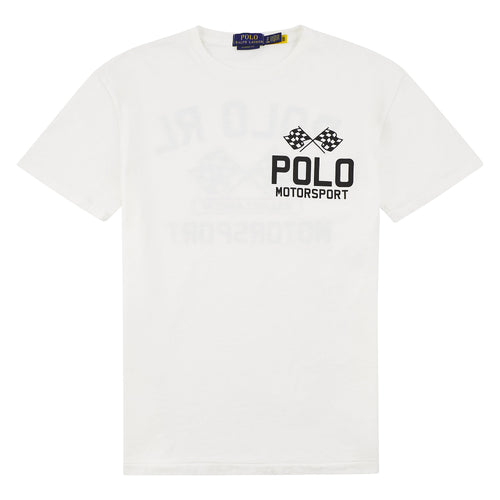 Finished Line Tee | White