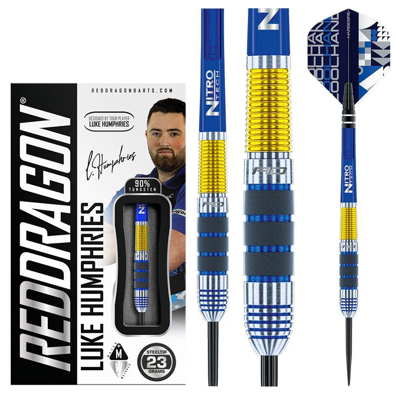 RED DRAGON - Luke Humphries Darts - 90% Tungsten - 23g