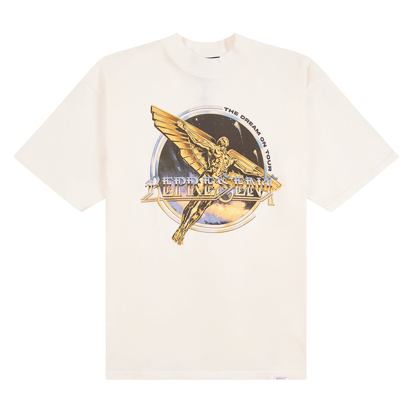 Golden Tour Tee | Flat White