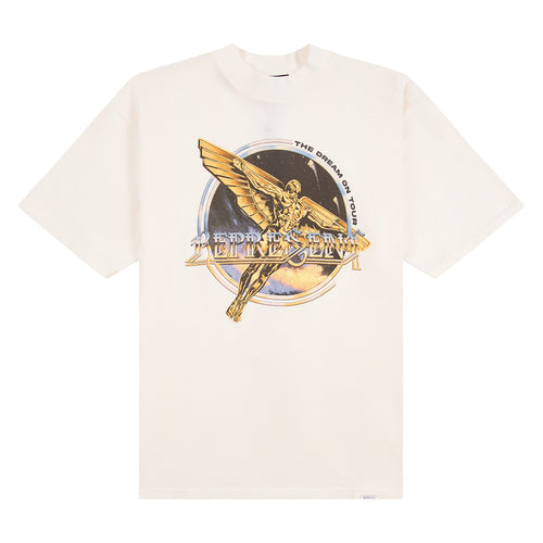Golden Tour Tee | Flat White