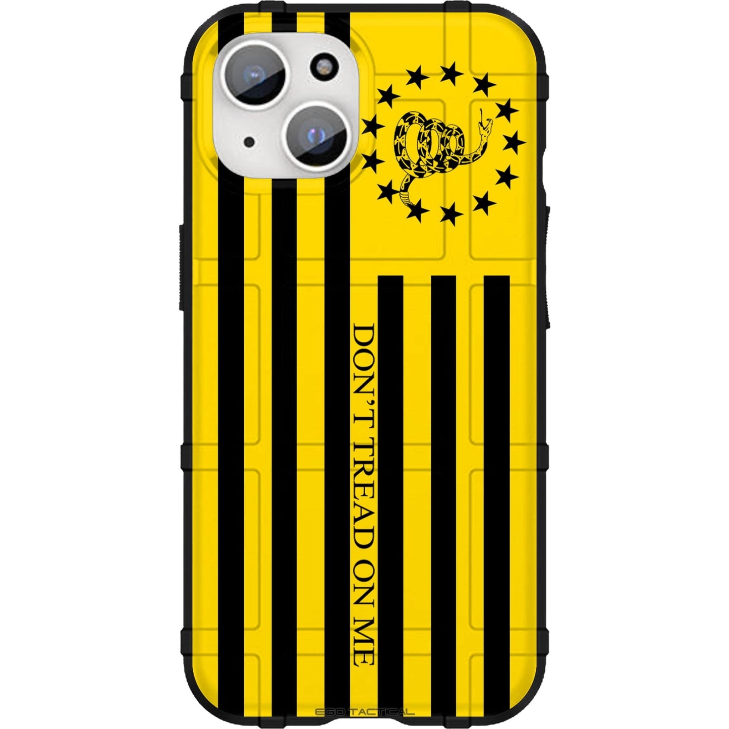 Gadsden Snake Don't Tread on Me Subdued US American Flag Custom Printed Case Design for Apple, Samsung, Google & Motorola Phone Models