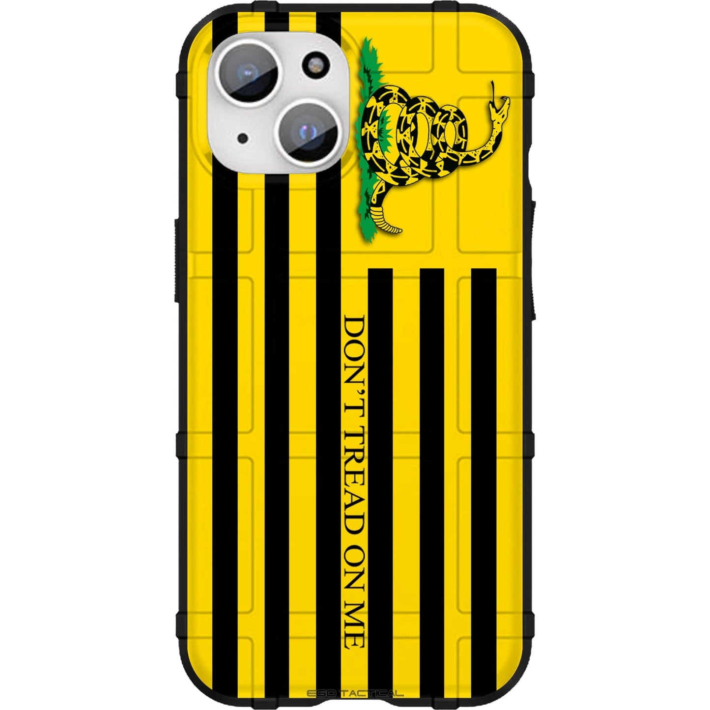 Gadsden Snake Don't Tread on Me Subdued US American Flag Custom Printed Case Design for Apple, Samsung, Google & Motorola Phone Models