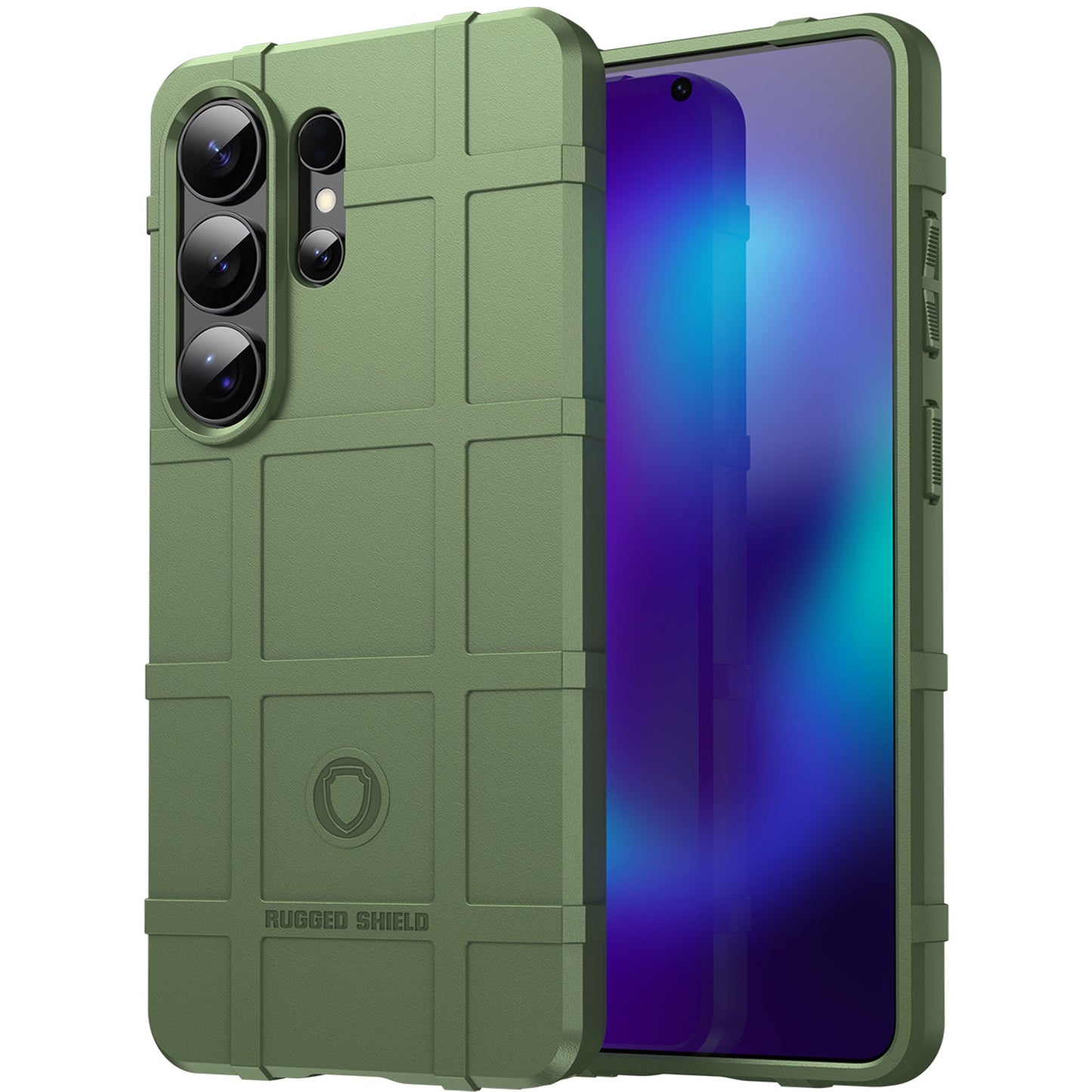 Rugged Shield Branded Solid Color TPU Cases for Samsung Galaxy Phone Models