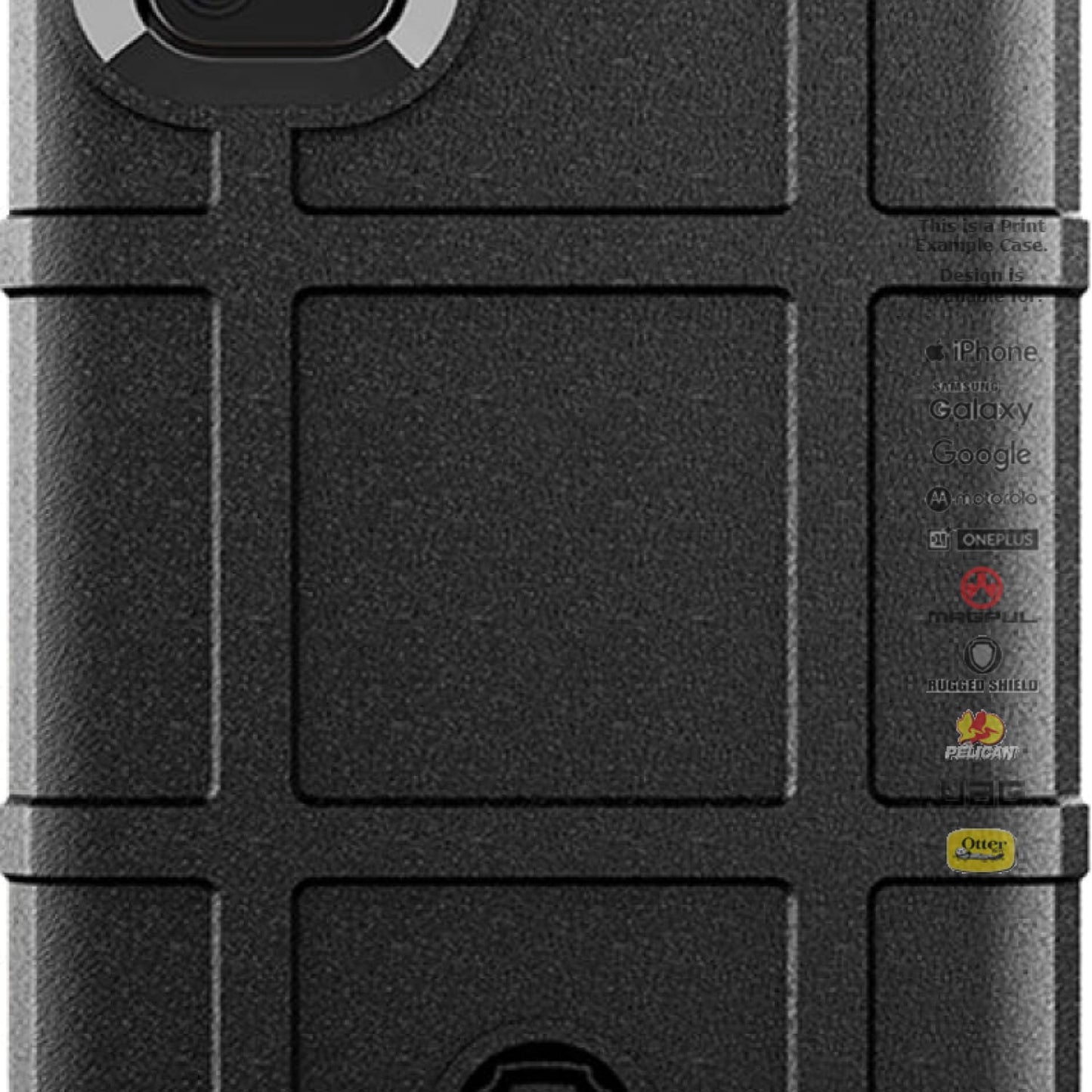 Rugged Shield Branded Solid Color TPU Cases for Samsung Galaxy Phone Models