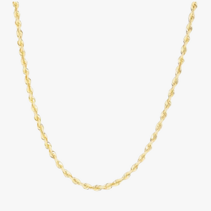 3mm Diamond Cut Rope Chain