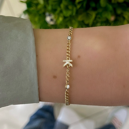 Initial Cuban Link Bracelet