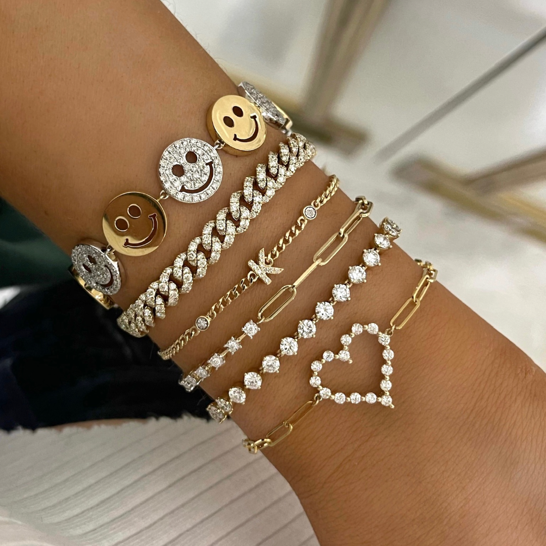 Initial Cuban Link Bracelet