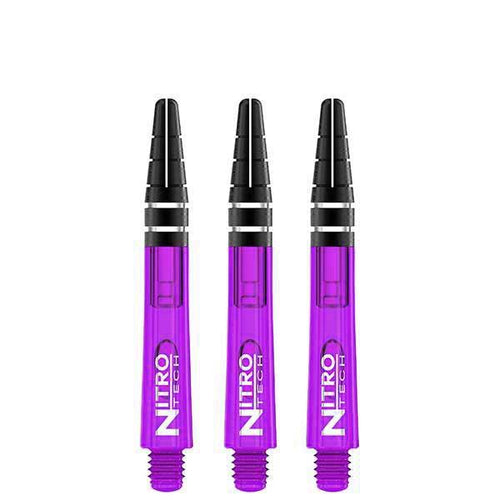 RED DRAGON - Nitrotech Composite Dart Shafts - 36mm Short Purple