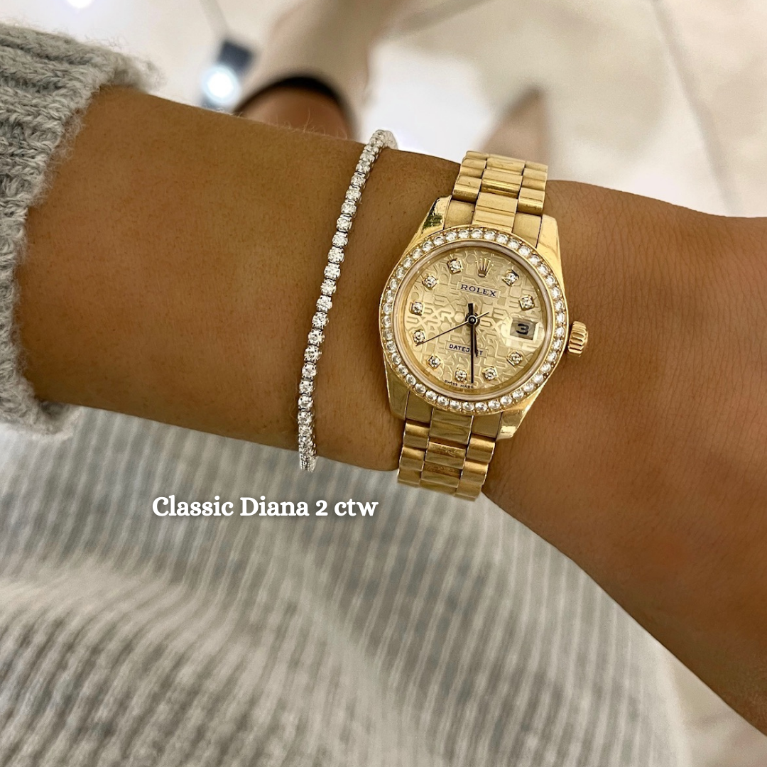 Classic Diana Tennis Bracelet