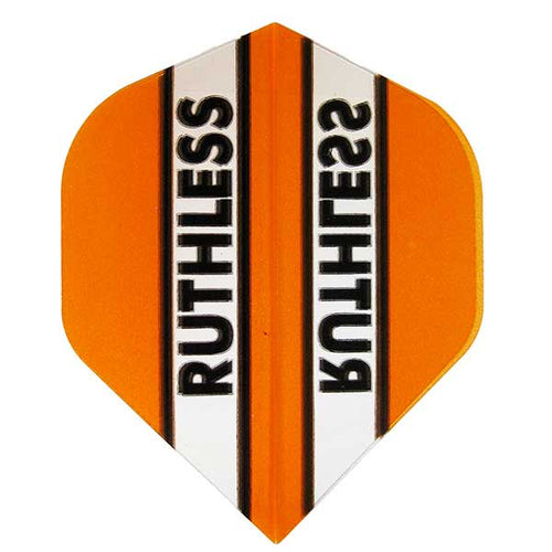 RUTHLESS - Clear Panel Extra Tough Flights - Orange