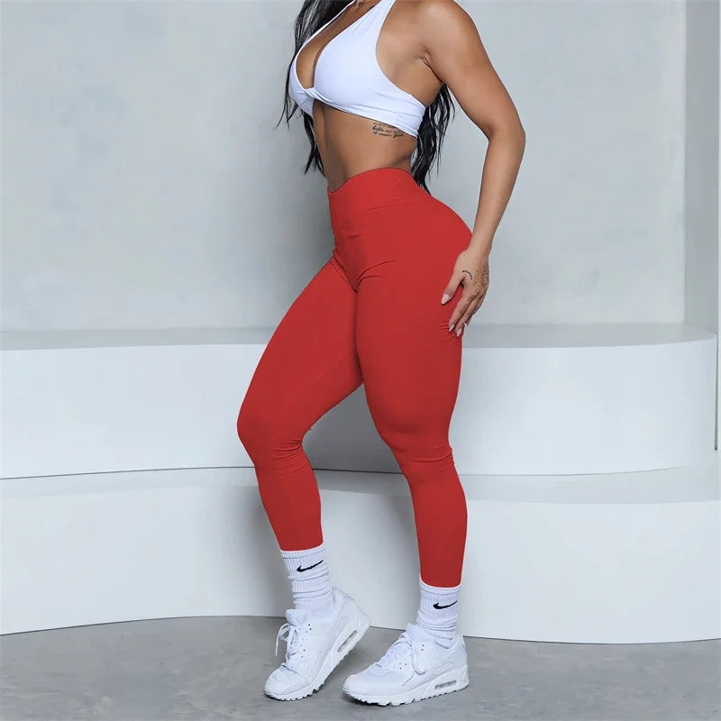 V-Back Scrunch Leggings