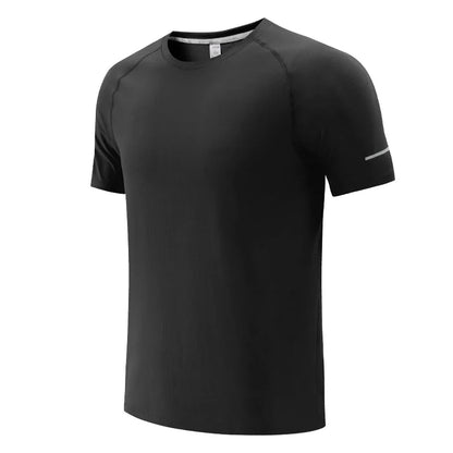 Men Gym T-shirt Quick Dry Sport Short Sleeve