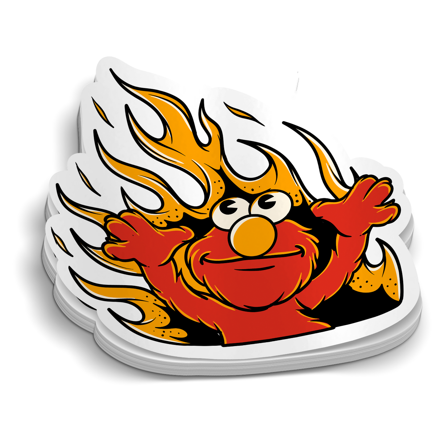 Elmo Fire Sticker