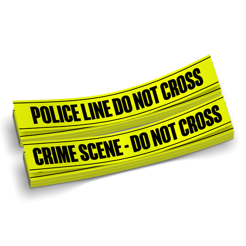 Police Line - Cool Police Tumbler Stickers