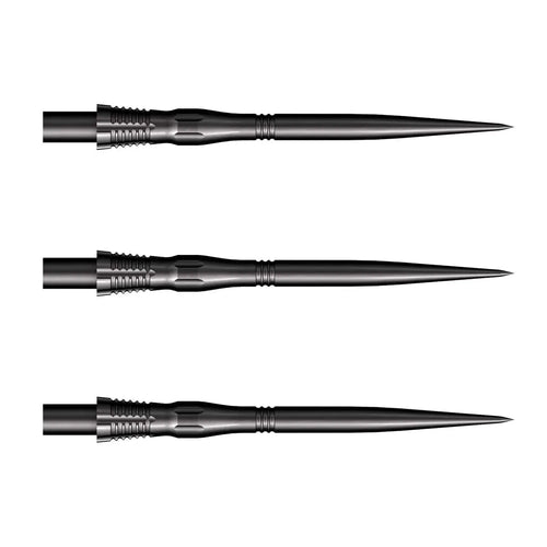 SHOT - Anti-deflection SCALLOP Steel Tip Dart Points - 35mm Total Length
