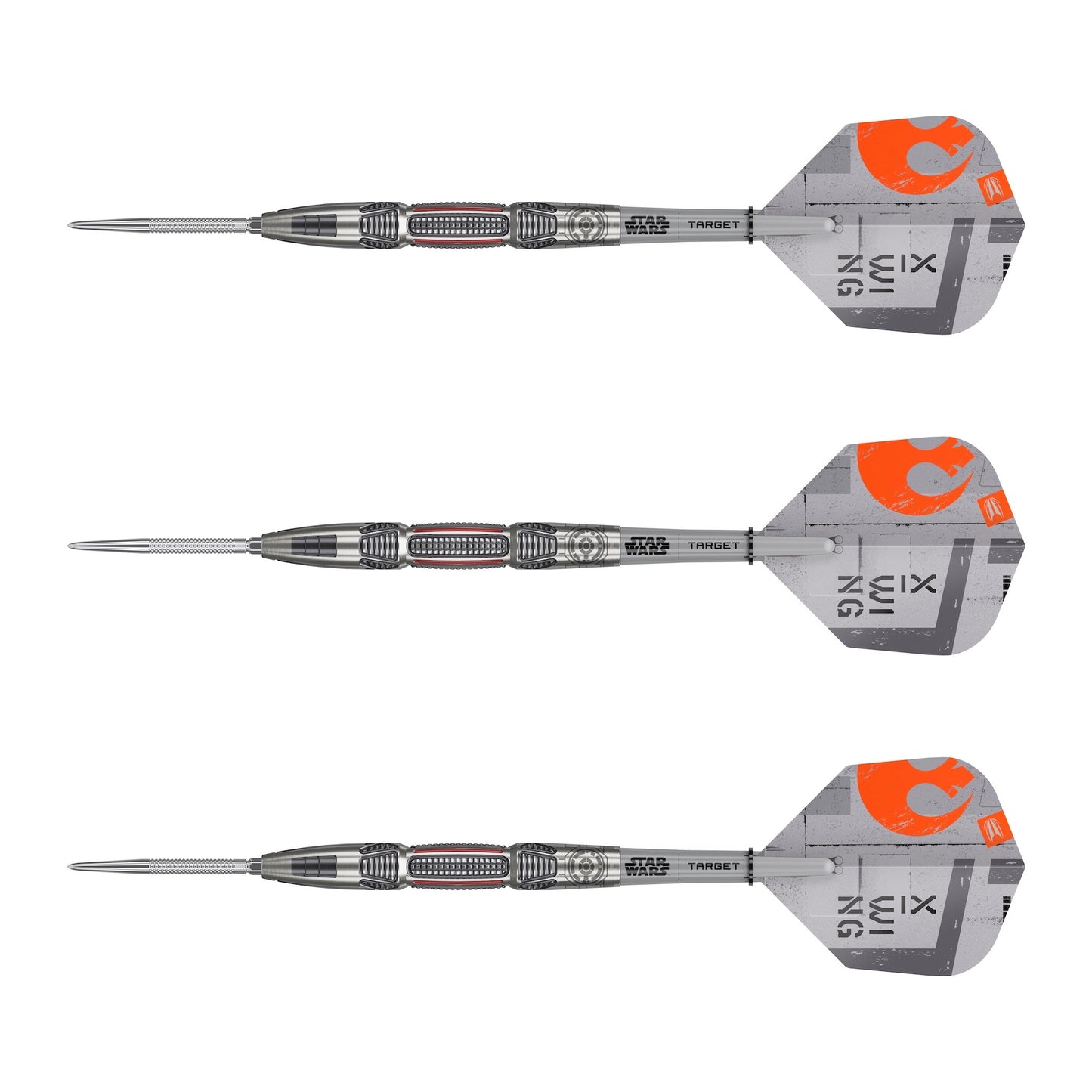TARGET x STAR WARS - 26g - X WING - Steel Tip Swiss Point - 90% Tungsten Darts