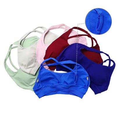 Impact Asymmetric Sports Bra High Support Backless