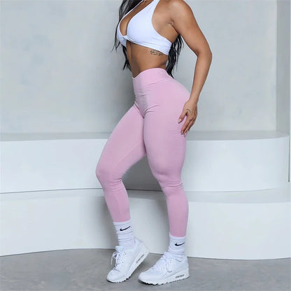 V-Back Scrunch Leggings