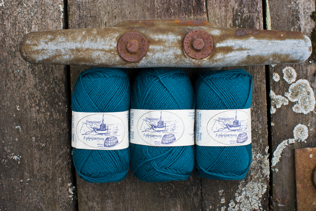 Frangipani 5-ply Guernsey Yarn OCEAN DEEP