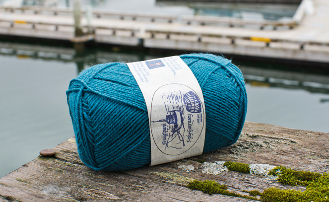 Frangipani 5-ply Guernsey Yarn OCEAN DEEP