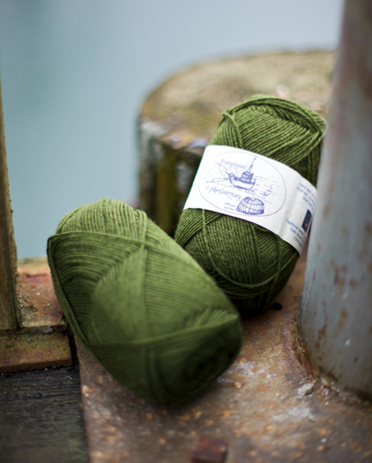 Frangipani 5-ply Guernsey Yarn OLIVE