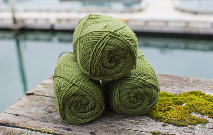 Frangipani 5-ply Guernsey Yarn OLIVE