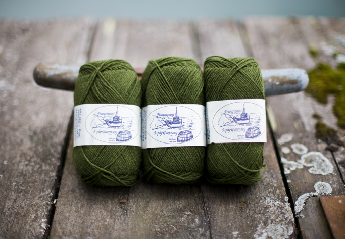 Frangipani 5-ply Guernsey Yarn OLIVE