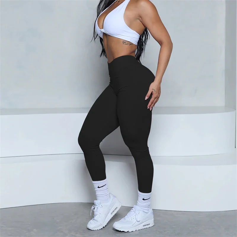V-Back Scrunch Leggings
