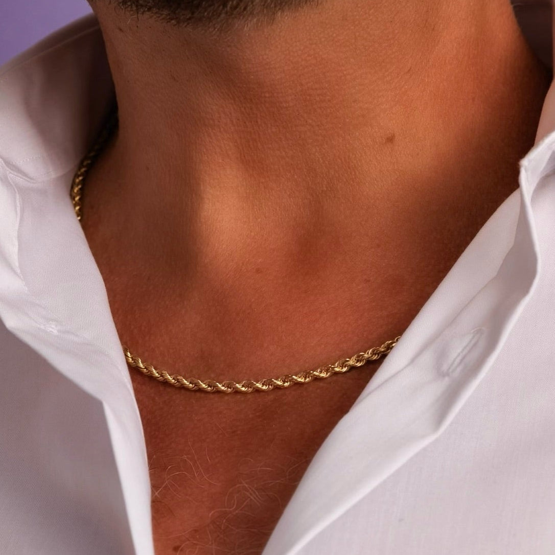 3mm Diamond Cut Rope Chain
