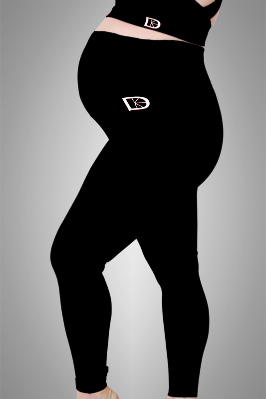 Classic Comfort Maternity Leggings | Black