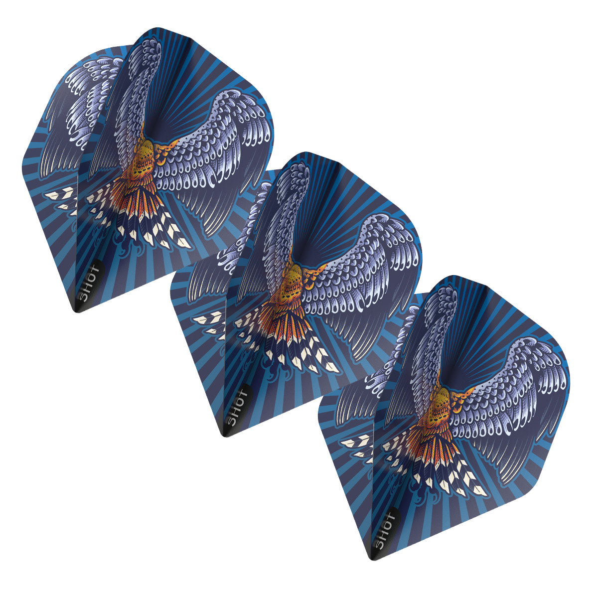 SHOT - Viking Birds of Prey Kestrel Dart Flight Set - Standard