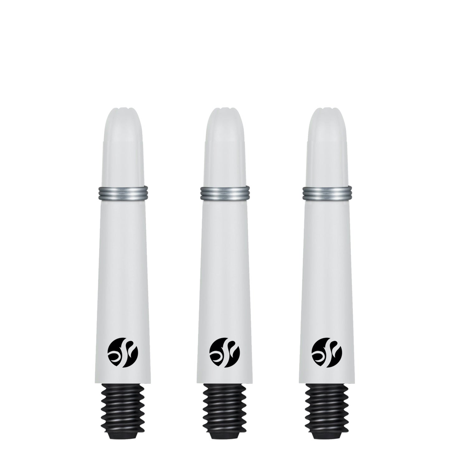 SHOT - Koi CARBON Dart Shafts - White