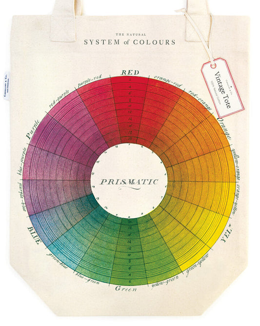 Color Wheel Vintage Tote