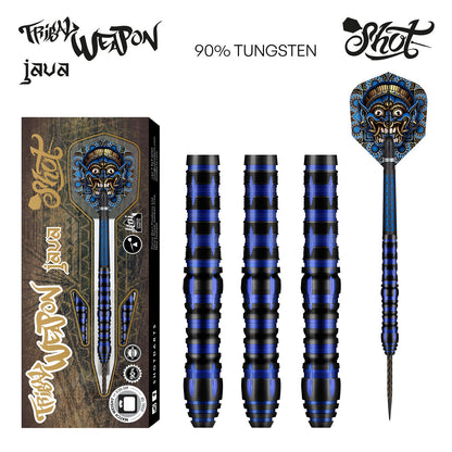 SHOT - TRIBAL WEAPON JAVA Dart Set - 90% TUNGSTEN - 24g