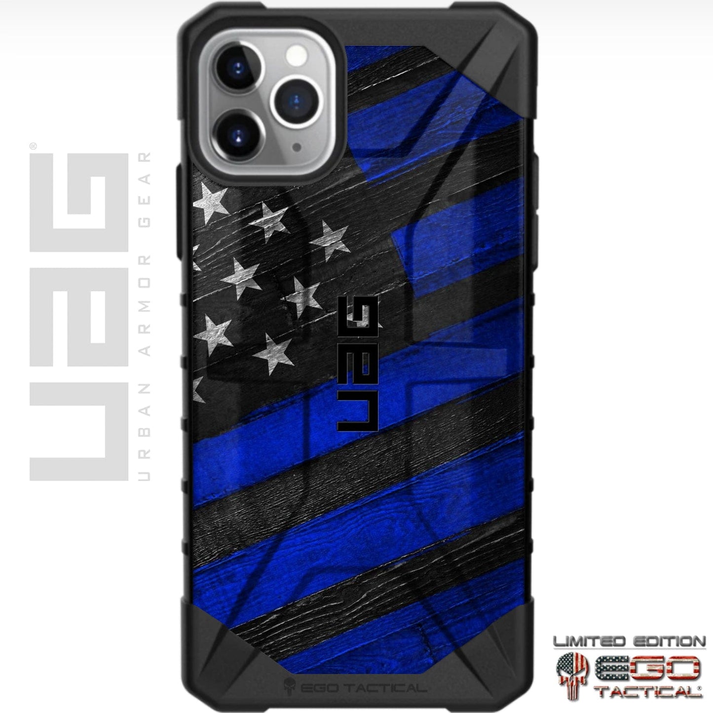 Red, Blue, Green or Yellow Wooden US American Flag Custom Printed Case Design for Apple, Samsung, Google & Motorola Phone Models
