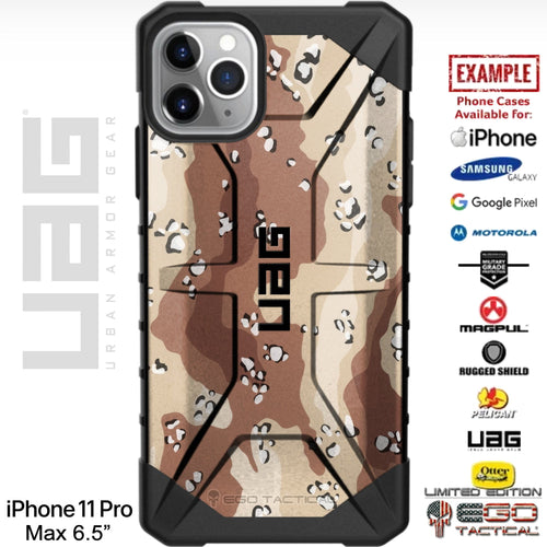 Desert Battle Dress Uniform (DBDU -Chocolate Chip Cookie Dough) Custom Printed Case Design for Apple, Samsung, Google & Motorola Phone Models