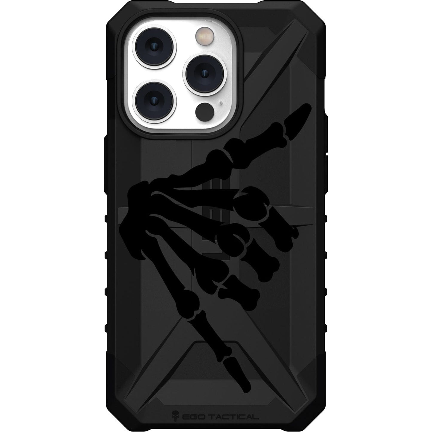 Shaka Hang Loose Skeleton Hand on US Military Camouflage Custom Printed Case Design for Apple, Samsung, Google & Motorola Phone Models