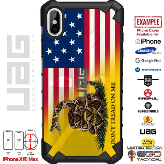 15 Stars 15 Stripes Fort McHenry US American Flag Don't Tread on Me Gadsden Custom Printed Case Design for Apple, Samsung, Google & Motorola