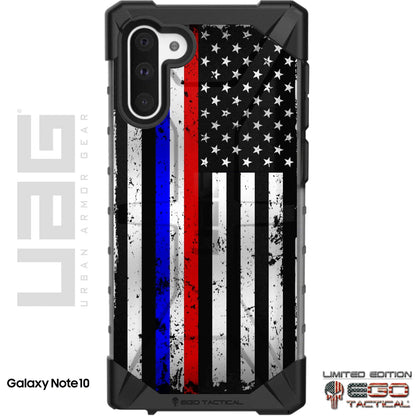 Subdued Reversed US American Flag Thin Red White & Blue Line Custom Printed Case Design for Apple, Samsung, Google & Motorola Phone Models