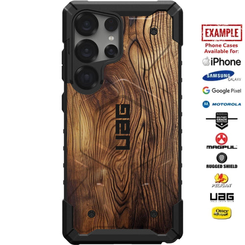 Rustic Wooden Plank Print Custom Printed Case Design for Apple, Samsung, Google & Motorola Phone Models