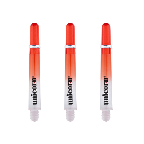 UNICORN - Gripper 4 Red Two Tone Shafts - Short - Medium - Long