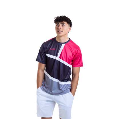 Aixo Court Mens T Shirt Graphite