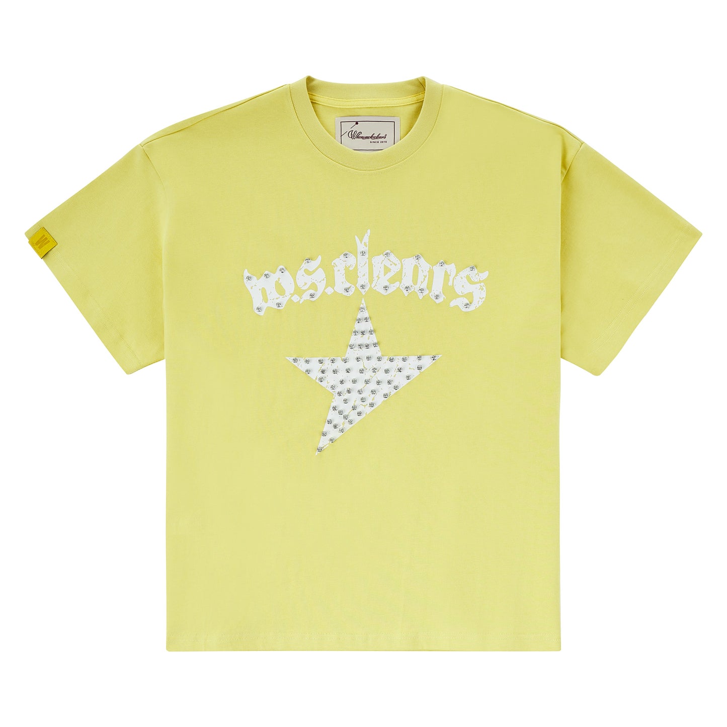 Diamond Star Tee | Mellow Yellow/White