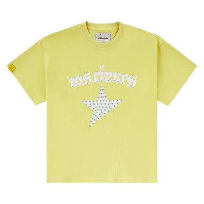 Diamond Star Tee | Mellow Yellow/White