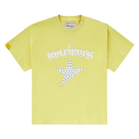 Diamond Star Tee | Mellow Yellow/White