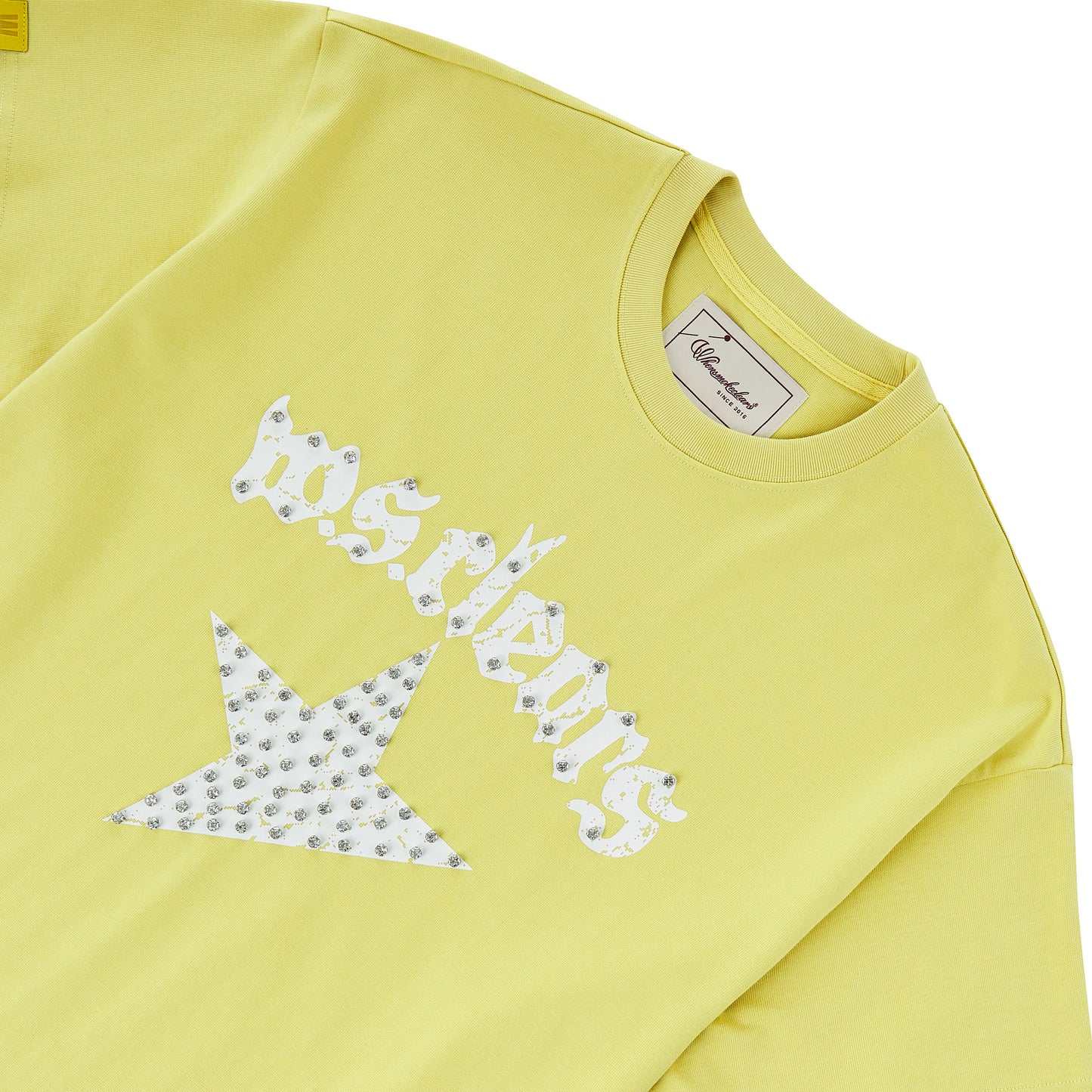 Diamond Star Tee | Mellow Yellow/White