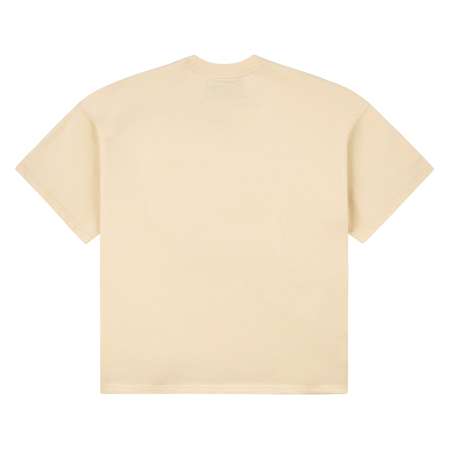 Logo Tee | Creme/White