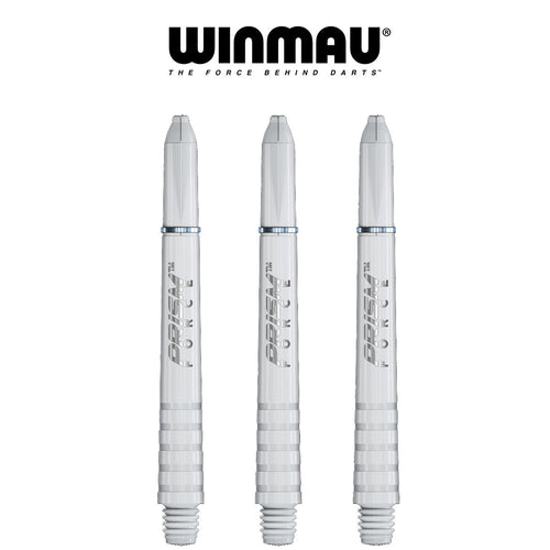 WINMAU Prism Force - Ring Lock Dart Shafts - MEDIUM WHITE