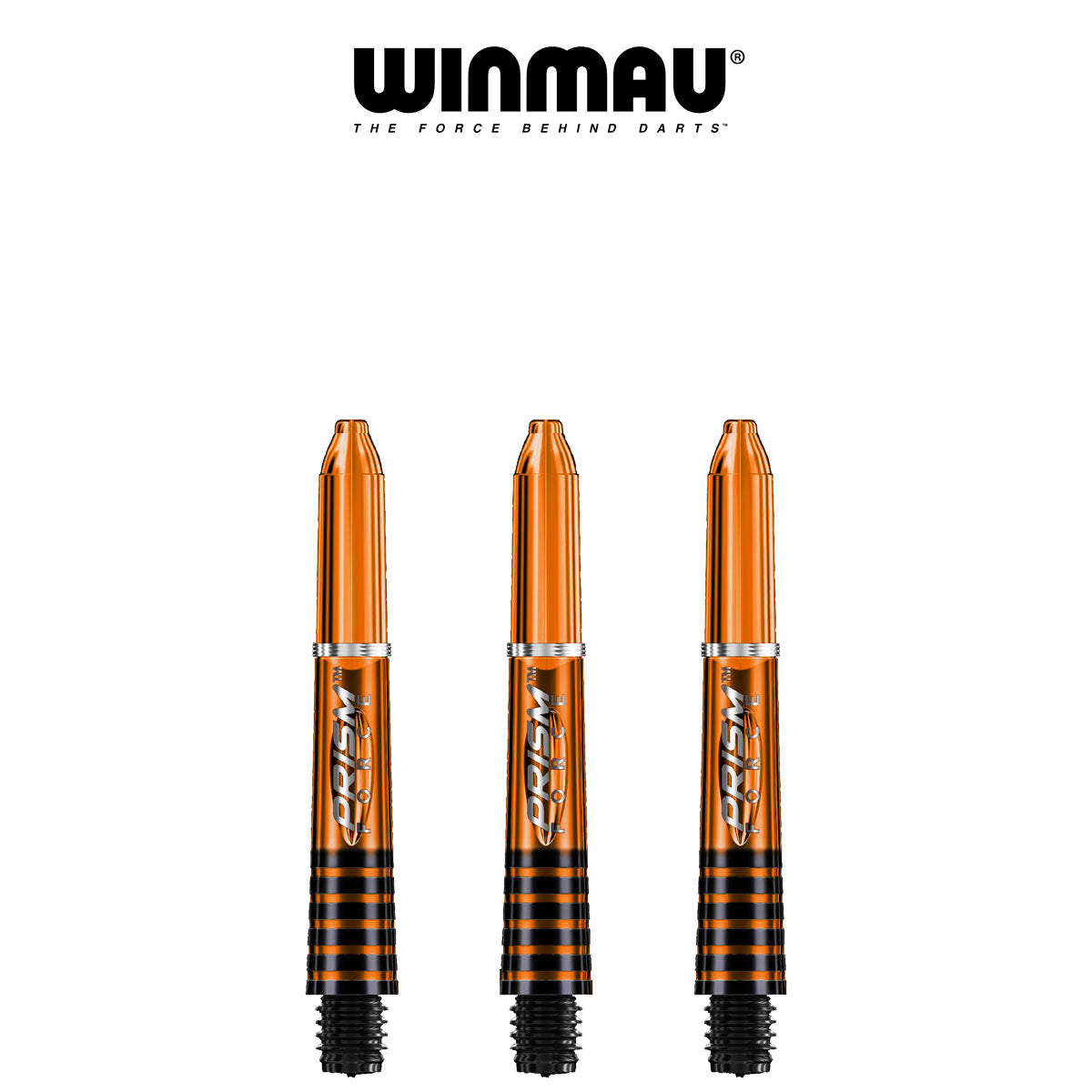 WINMAU Prism Force - Ring Lock Dart Shafts - SHORT ORANGE