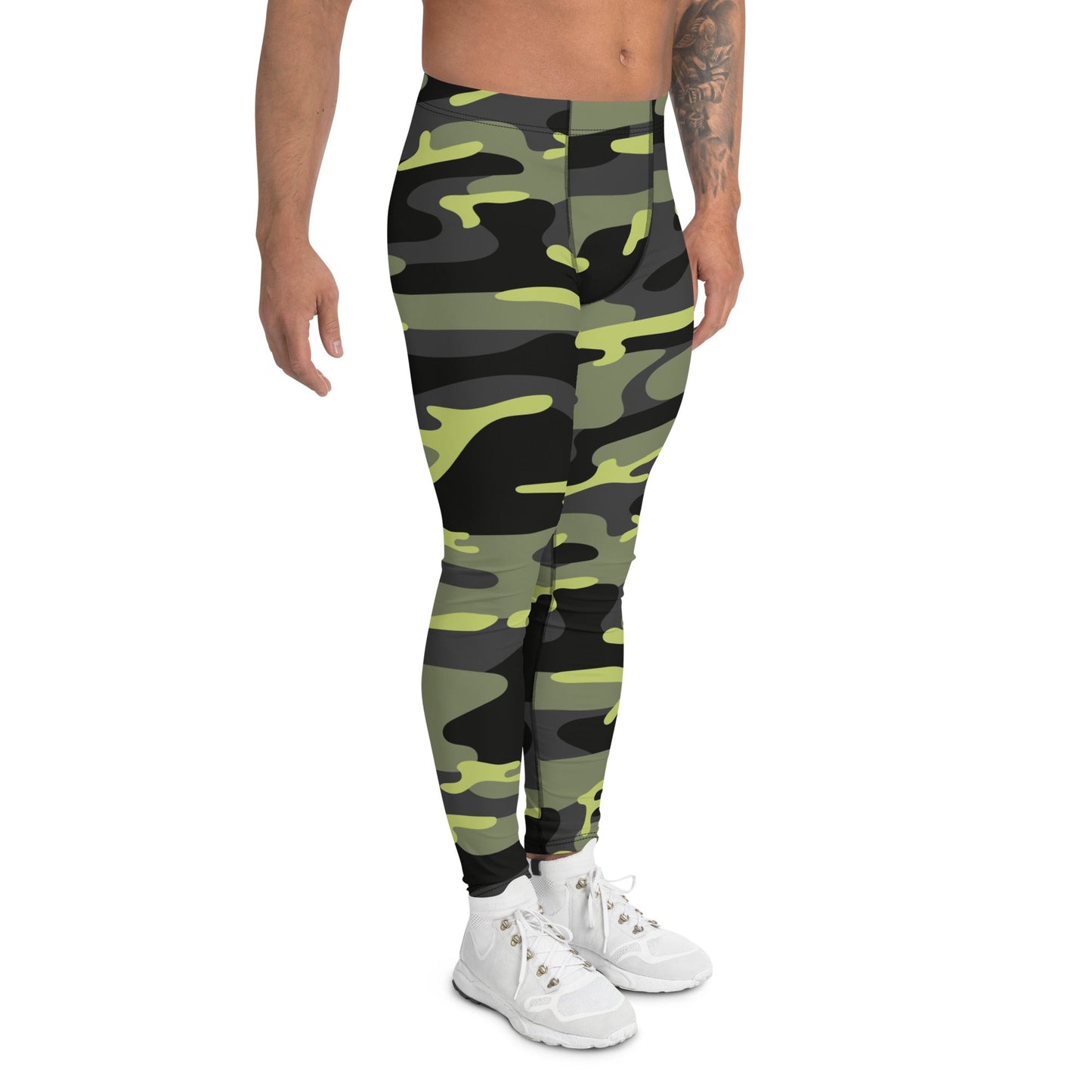 GymBumUK Men's Bright Camo Baselayer